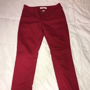 Candies red jeans